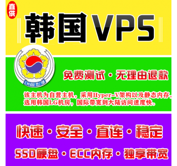 韩国VPS注册1024M推荐，武汉官网优化